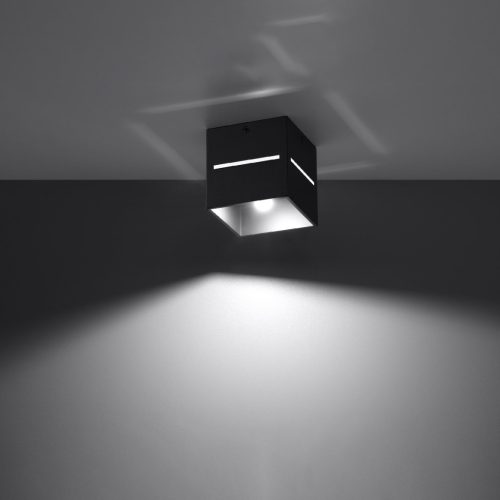 Felületre szerelhető lámpatest LOBO G9 Black Cube SOLLUX