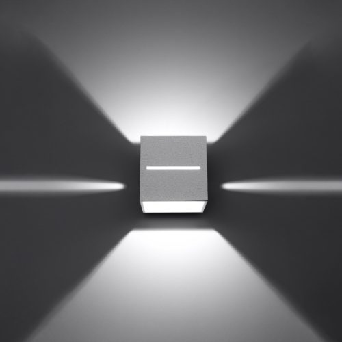 LOBO G9 hullám takaró lámpa fel-le modern fehér SOLLUX