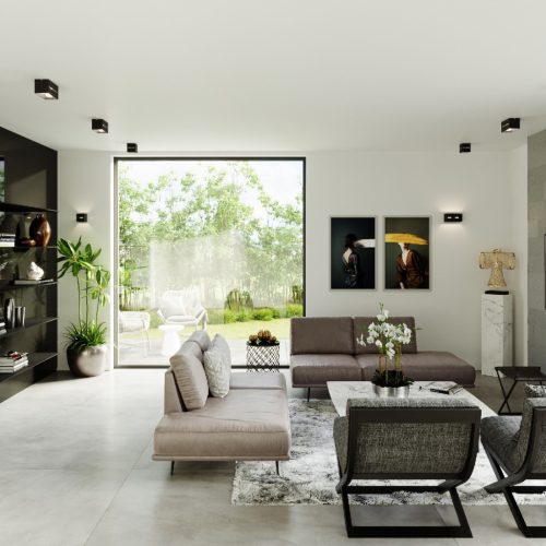 LOBO MAXI LED hullámlámpa 2xG9 hullámlámpa felfelé lefelé négyszögletes fekete SOLLUX