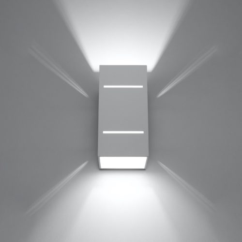 BLOCCO G9 LED fali lámpa felfelé lefelé négyszögletes fehér SOLLUX