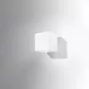 RICO G9 fali lámpa kocka fel-le minimalista fehér SOLLUX