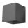 QUAD G9 LED fali lámpa Up Down Cube antracit SOLLUX