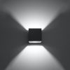 QUAD G9 LED fali lámpa Up Down Cube antracit SOLLUX