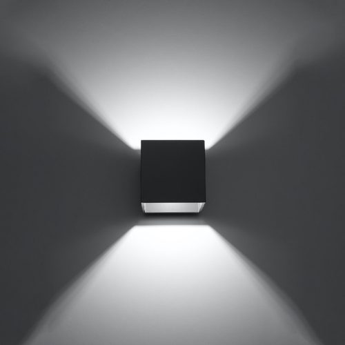 QUAD G9 LED fali lámpa Up Down Cube antracit SOLLUX