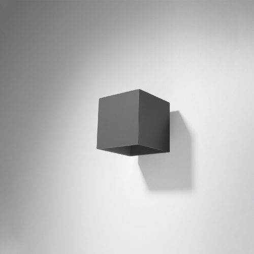 QUAD G9 LED fali lámpa Up Down Cube antracit SOLLUX