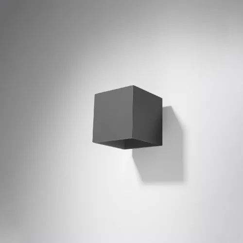QUAD G9 LED fali lámpa Up Down Cube antracit SOLLUX