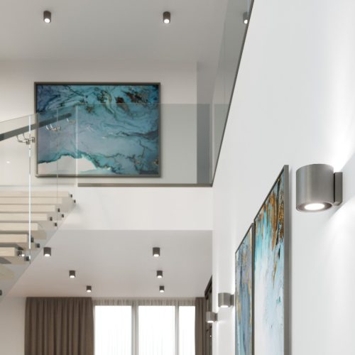 ORBIS G9 LED fali lámpa felül alul antracit SOLLUX