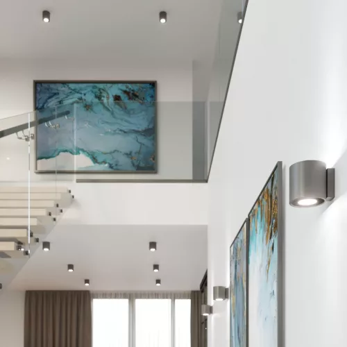 ORBIS G9 LED fali lámpa felül alul antracit SOLLUX