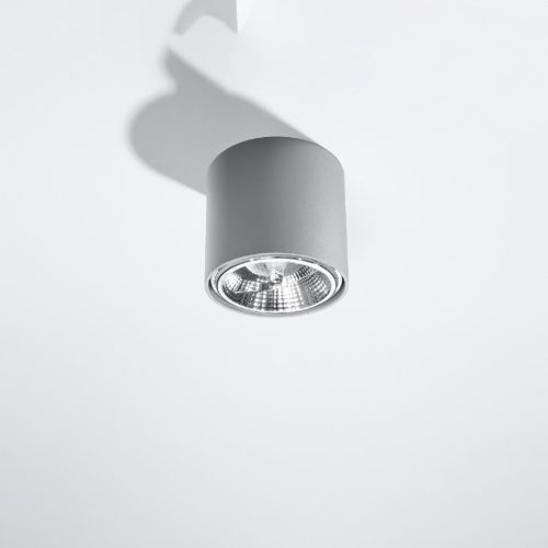 Felületre szerelhető lámpatest TIUBE GU10 halogén spotcső szürke SOLLUX