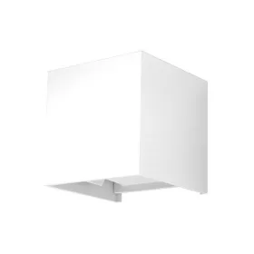   Felületre szerelhető kültéri lámpatest LUCA LED 6W 3000K IP54 felfelé alul fali lámpa kocka fehér SOLLUX