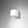Felületre szerelhető kültéri lámpatest LUCA LED 6W 3000K IP54 felfelé alul fali lámpa kocka fehér SOLLUX