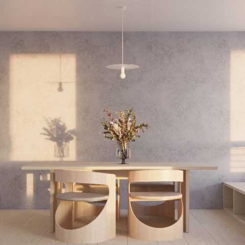 LED függő mennyezeti lámpa FLAVIO E27 túlnyúló fehér SOLLUX