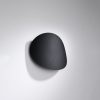 LED fali lámpa SENSES 2xG9 fali lámpa ovális fekete SOLLUX
