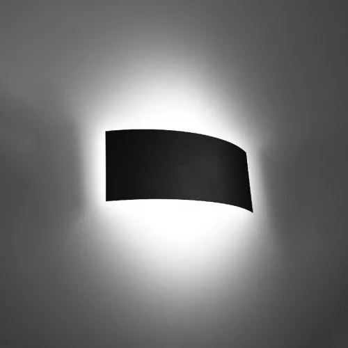 LED fali lámpa MAGNUS 2xG9 téglalap alakú fali lámpa fekete SOLLUX