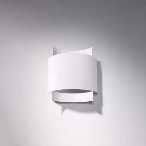 IMPACT G9 felfelé tartó modern fehér fali lámpa SOLLUX