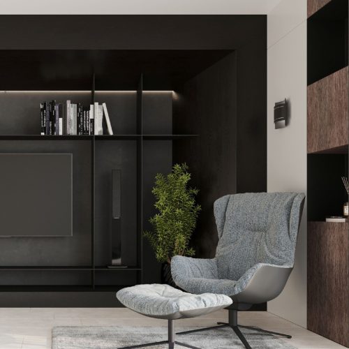 HESTIA G9 LED fali lámpa felfelé lefelé fekete SOLLUX