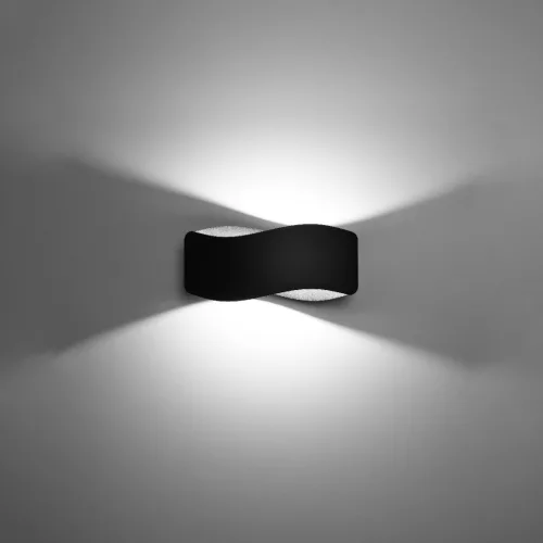 TILA G9 LED fali lámpa 30cm fekete SOLLUX