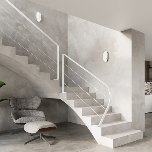 TEAR G9 LED fali lámpa felső alsó ovális fehér SOLLUX