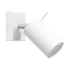   Felületre szerelhető fali lámpa RING GU10 mozgatható spotlámpa, minimalista fehér SOLLUX