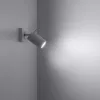 Felületre szerelhető fali lámpa RING GU10 mozgatható spotlámpa, minimalista fehér SOLLUX