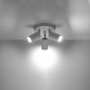 RING mennyezeti lámpa 3xGU10 Reflektor mozgatható halogén lámpatest fehér SOLLUX