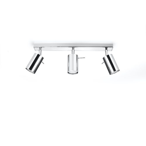 Felületre szerelhető lámpatest RING 3L 3xGU10 Halogén spotlámpa Mozgatható Minimalista Króm SOLLUX