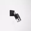 NERO GU10 LED fali lámpa mozgatható fekete króm SOLLUX