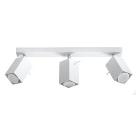   MERIDA mennyezeti lámpa 3xGU10 reflektoros mozgatható halogén lámpatest 45cm fehér SOLLUX
