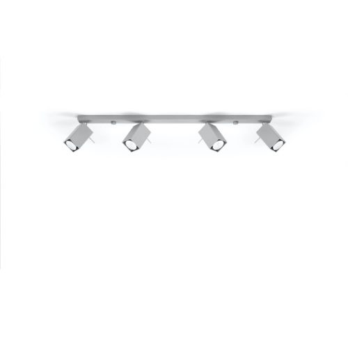 MERIDA mennyezeti lámpa 4xGU10 fényvisszaverő mozgatható halogén lámpatest 80cm szürke SOLLUX