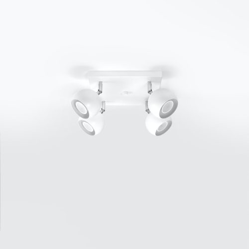 OCULARE mennyezeti lámpa 4xGU10 reflektoros mozgatható halogén lámpatest 25x25 fehér SOLLUX