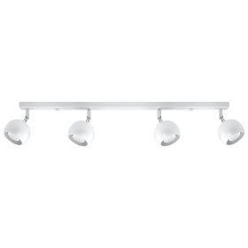   Felületre szerelhető lámpatest OCULARE 4L 4xGU10 Halogén spotlámpa Mozgatható Minimalista Fehér SOLLUX