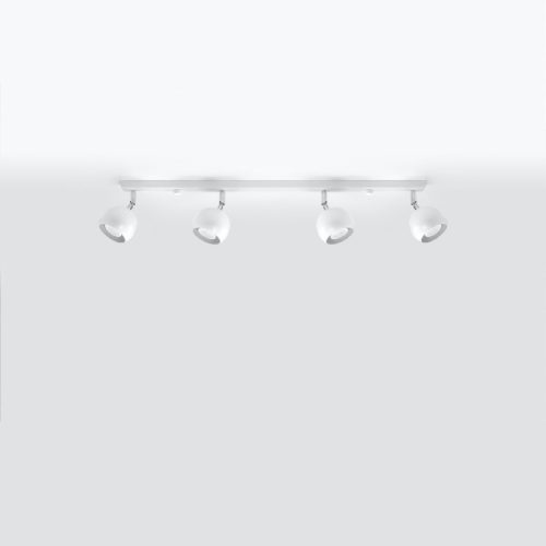 Felületre szerelhető lámpatest OCULARE 4L 4xGU10 Halogén spotlámpa Mozgatható Minimalista Fehér SOLLUX