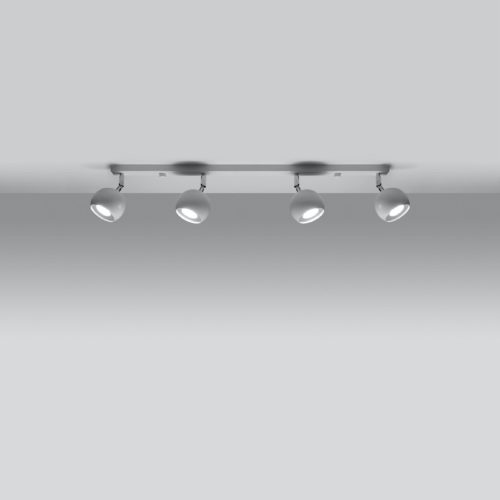 Felületre szerelhető lámpatest OCULARE 4L 4xGU10 Halogén spotlámpa Mozgatható Minimalista Fehér SOLLUX