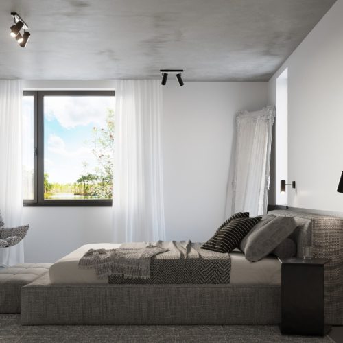 DIREZIONE GU10 mennyezeti lámpa spotlámpa mozgatható halogén lámpatest fekete SOLLUX