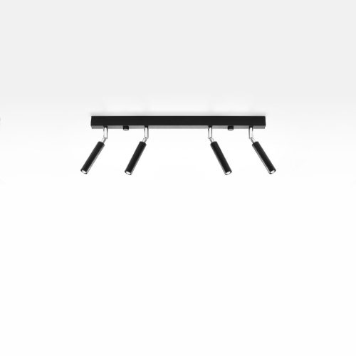 Felületre szerelhető lámpatest EYETECH 4 4xG9 mozgatható spotlámpa modern fekete SOLLUX