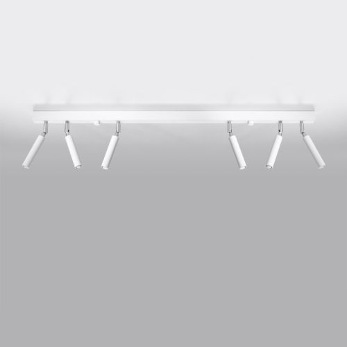 EYETECH mennyezeti lámpa 6xG9 reflektoros mozgatható halogén lámpatest 100cm fehér SOLLUX