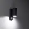LED Fali lámpa UTTI GU10 Lefelé irányuló fali lámpa Fekete SOLLUX