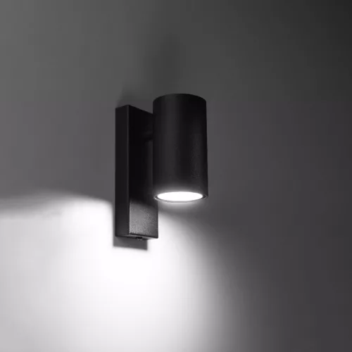 LED Fali lámpa UTTI GU10 Lefelé irányuló fali lámpa Fekete SOLLUX