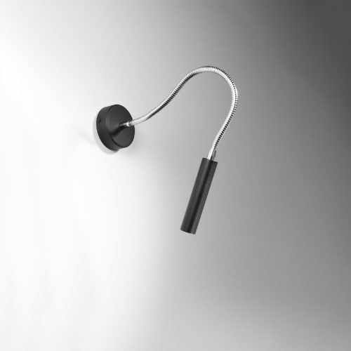 AXIL G9 fali lámpa, mozgatható spotlámpa, modern fekete, SOLLUX
