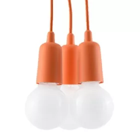   LED függesztett mennyezeti lámpa DIEGO 3xE27 túlnyúló narancssárga SOLLUX