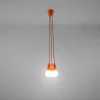LED függesztett mennyezeti lámpa DIEGO 3xE27 túlnyúló narancssárga SOLLUX