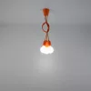 LED függesztett mennyezeti lámpa DIEGO 3xE27 túlnyúló narancssárga SOLLUX