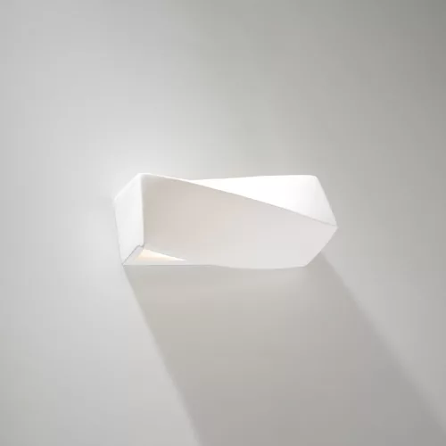 SIGMA MINI E27 fali lámpa fel-le kerámia modern fehér SOLLUX