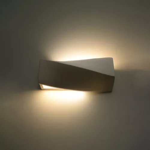 SIGMA MINI E27 fali lámpa fel-le kerámia modern fehér SOLLUX