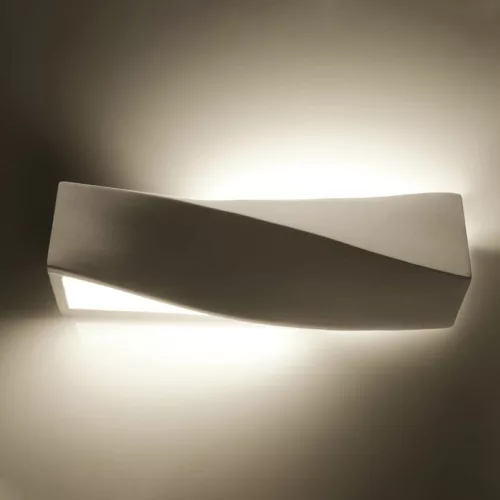 SIGMA E27 fali lámpa felfelé-alul kerámia modern fehér SOLLUX