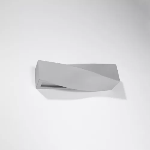 SIGMA E27 LED fali lámpa kerámia szürke SOLLUX