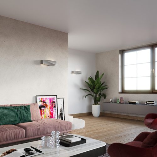 SIGMA E27 LED fali lámpa kerámia szürke SOLLUX