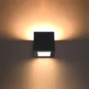 LEO E27 LED hullámlámpa kerámia kocka fekete SOLLUX