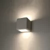 NESTA LED fali lámpa E27 kerámia kocka fali lámpa fehér SOLLUX