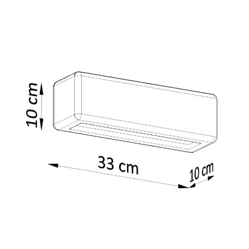 SUBANI E27 LED fali lámpa négyszögletes kerámia fehér SOLLUX
